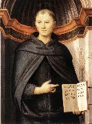 PERUGINO, Pietro St Nicholas of Tolentino a oil on canvas